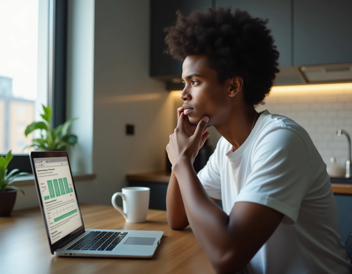 Personne remplissant un formulaire d'inscription en ligne à Pôle emploi sur un ordinateur portable