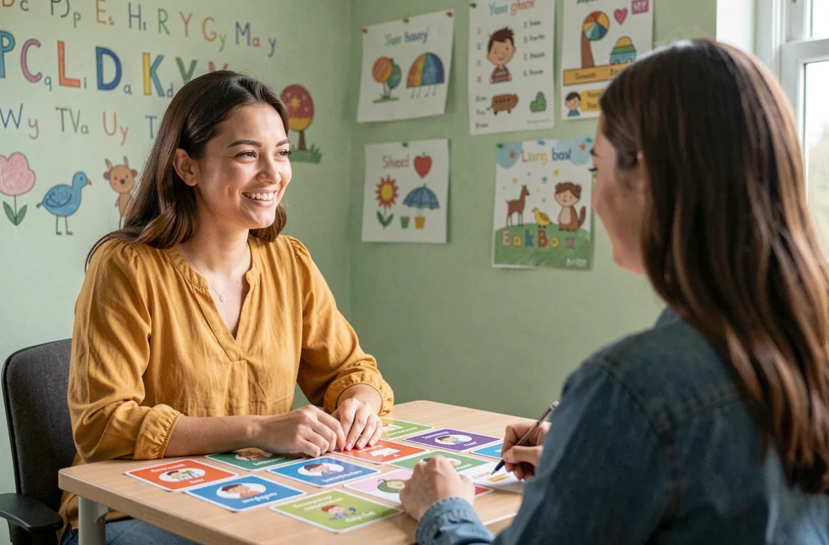 Cours de langue individuel dans un cadre pédagogique coloré et convivial chez LiL'Langues